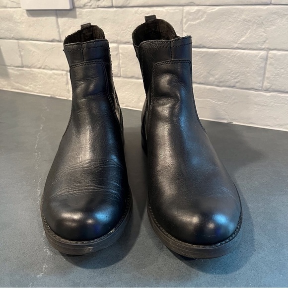 Timberland sz 8 Savin Hill Chelsea ankle black leather boots - Picture 11 of 16